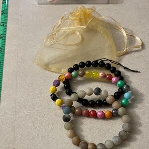 Multicolor Beaded Bracelet Set